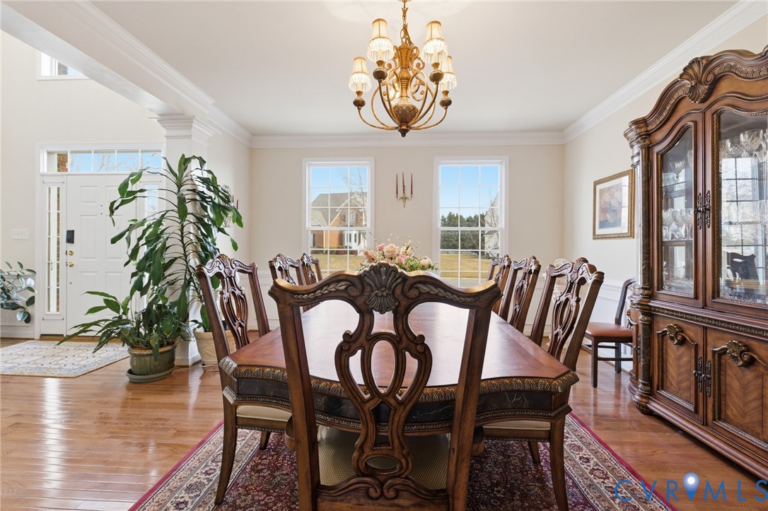 1306 Bach Terrace Midlothian, VA 23114 - Photo 13 of 51 Formal dining room, notice how bright and cozy for