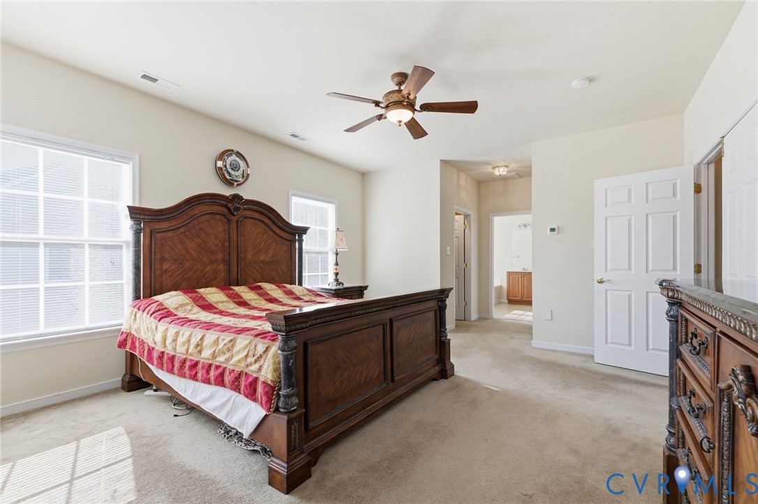 1306 Bach Terrace Midlothian, VA 23114 - Photo 27 of 51 Showing entrance to en-suite bath, two large walk