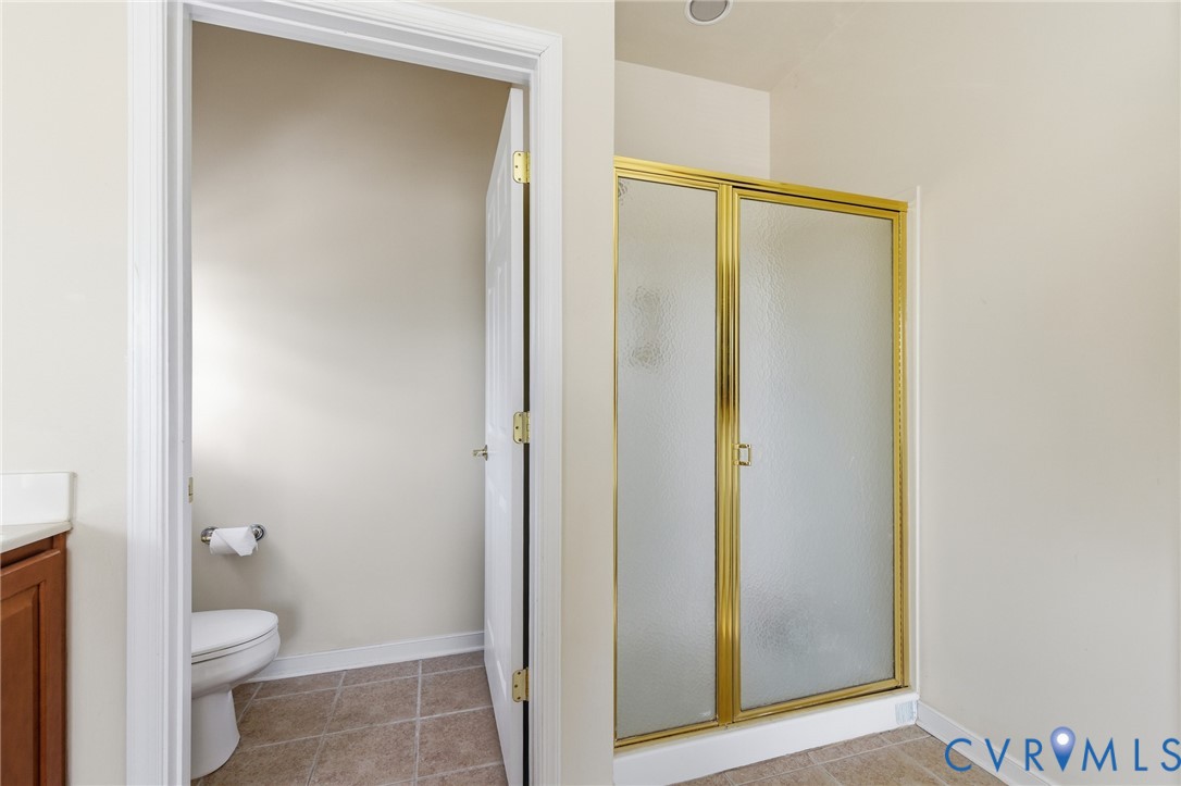 1306 Bach Terrace Midlothian, VA 23114 - Photo 30 of 51 Walk in shower in the primary bathroom