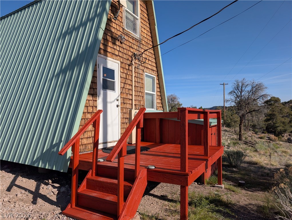 20912 Rice Road Pioche, NV 89043 - Photo 3 of 32 Rear of Home