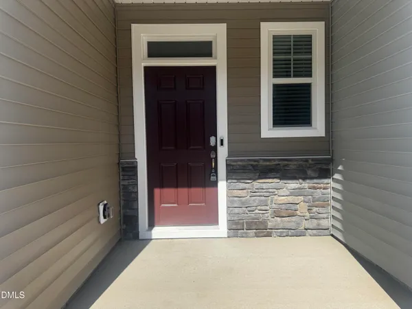 a view of front door of a house
