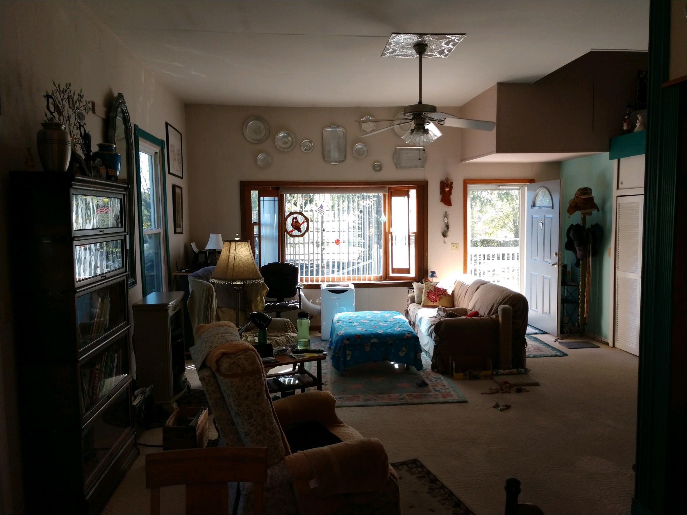 152 Oak View Lane Northeast Riner, VA 24149 - Photo 18 of 39 a view of a livingroom with furniture window and wooden floor