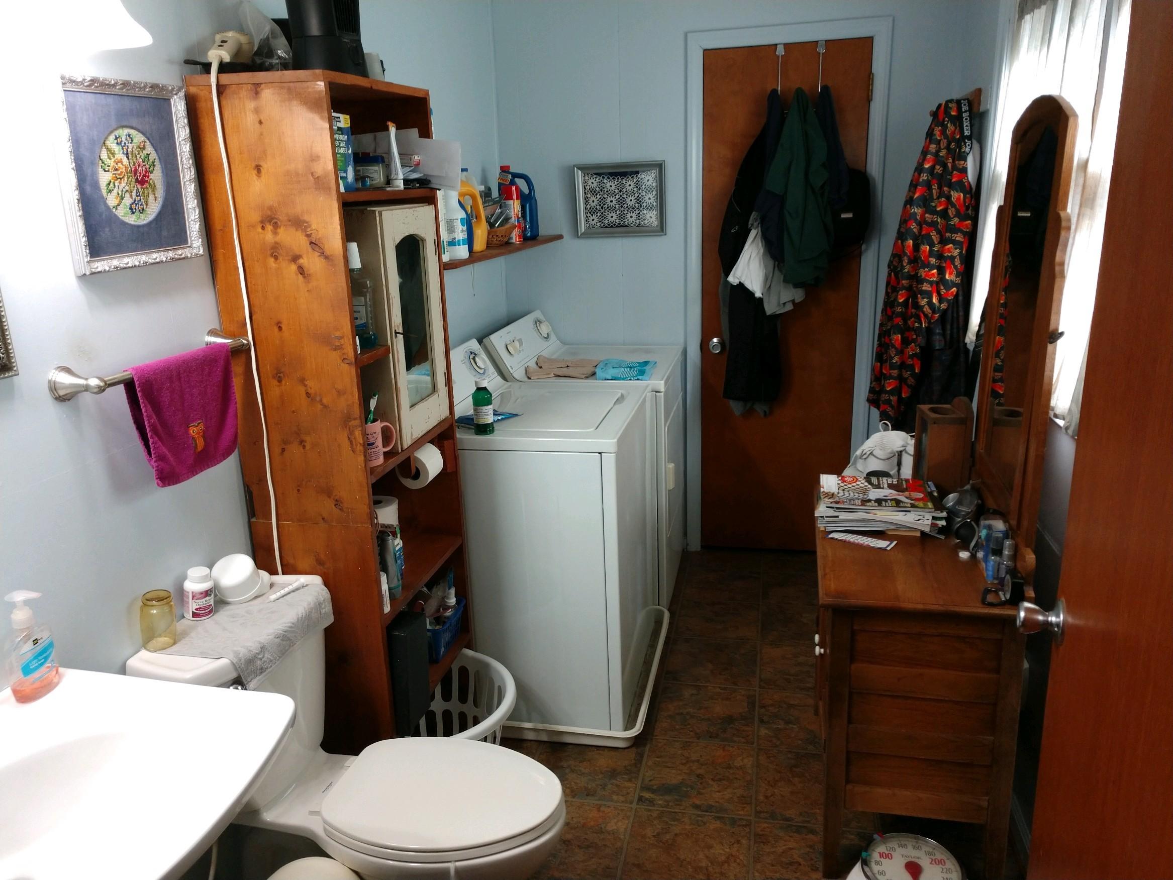 152 Oak View Lane Northeast Riner, VA 24149 - Photo 20 of 39 a bathroom with a toilet mirror