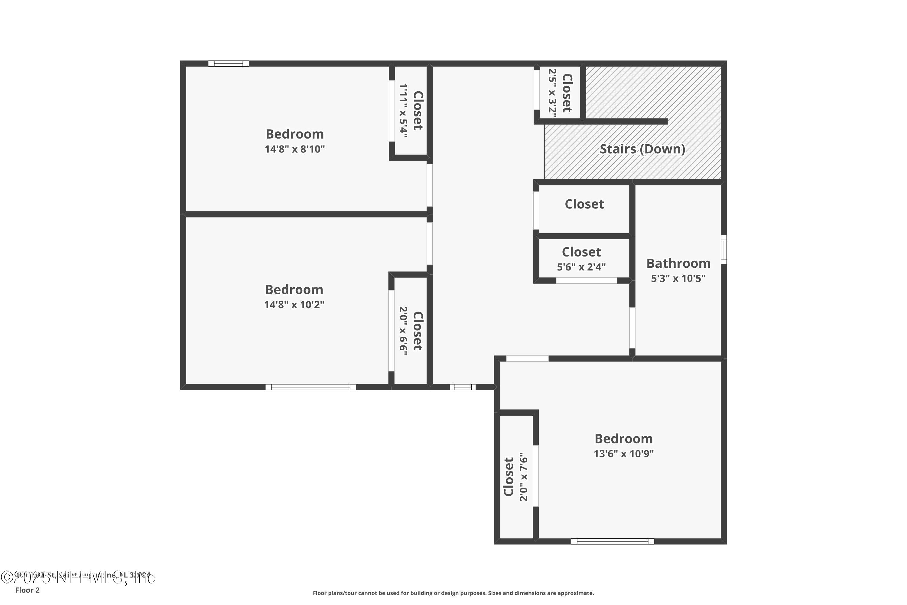409 Fifteenth Street St. Augustine, FL 32084 - Photo 45 of 45 Floor Plan Level 2