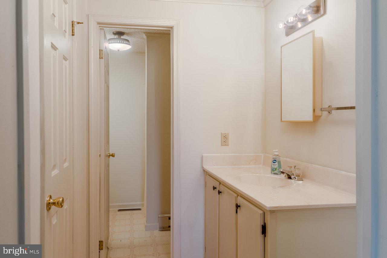 1529 Goodrich Road Stanley, VA 22851 - Photo 19 of 42 a bathroom with a sink and a mirror