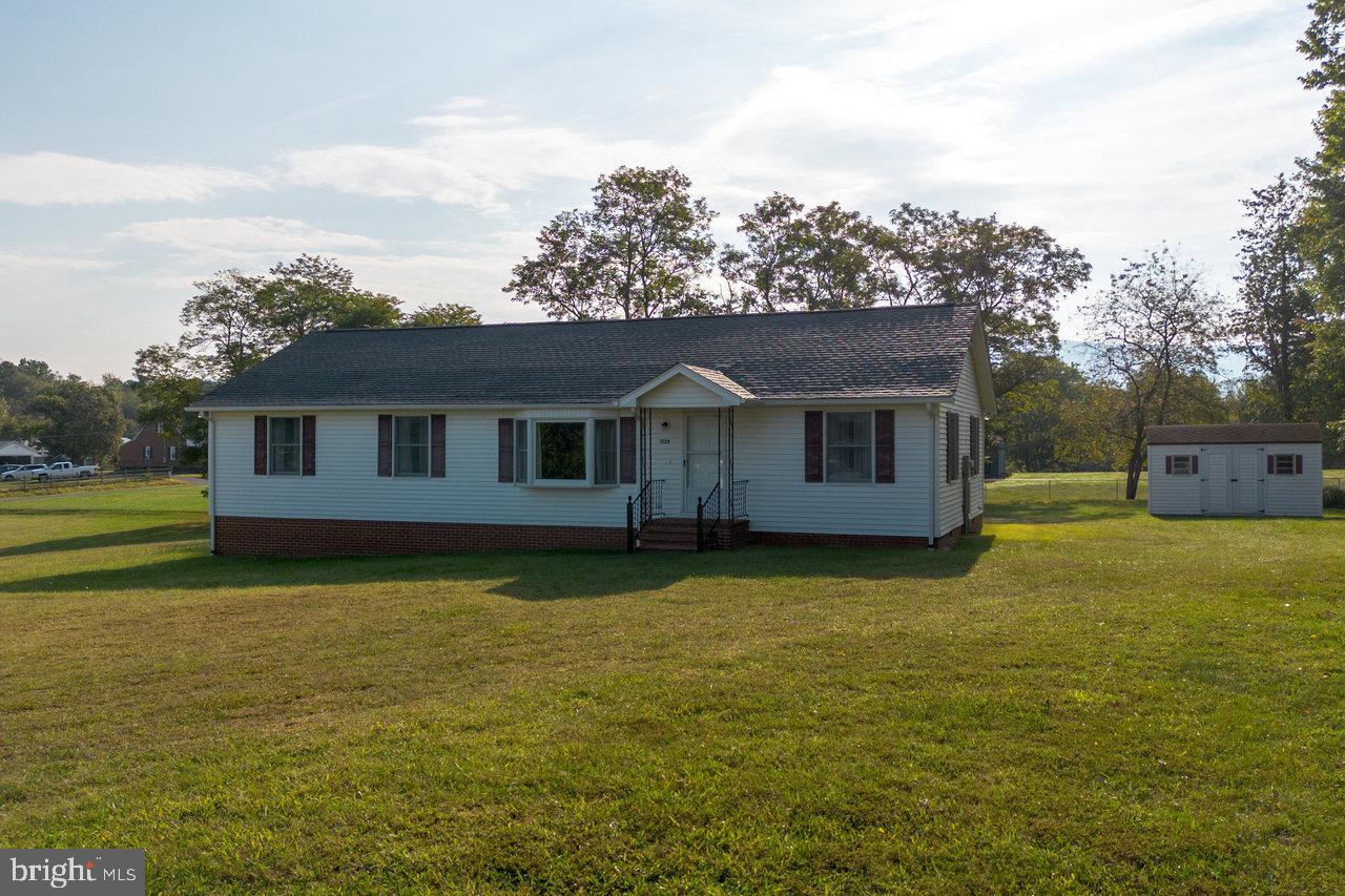 1529 Goodrich Road Stanley, VA 22851 - Photo 31 of 42 a front view of a house with garden