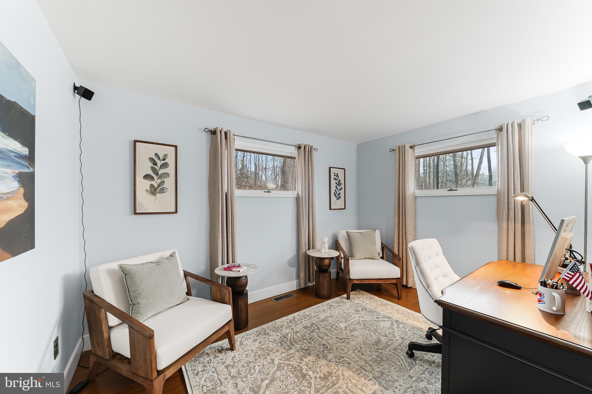 535 Webb Road Chadds Ford, PA 19317 - Photo 27 of 49 a living room with furniture and wooden floor