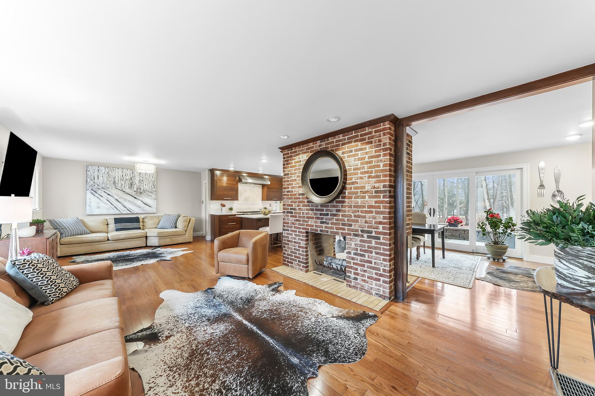 535 Webb Road Chadds Ford, PA 19317 - Photo 5 of 49 a living room with furniture and a fireplace