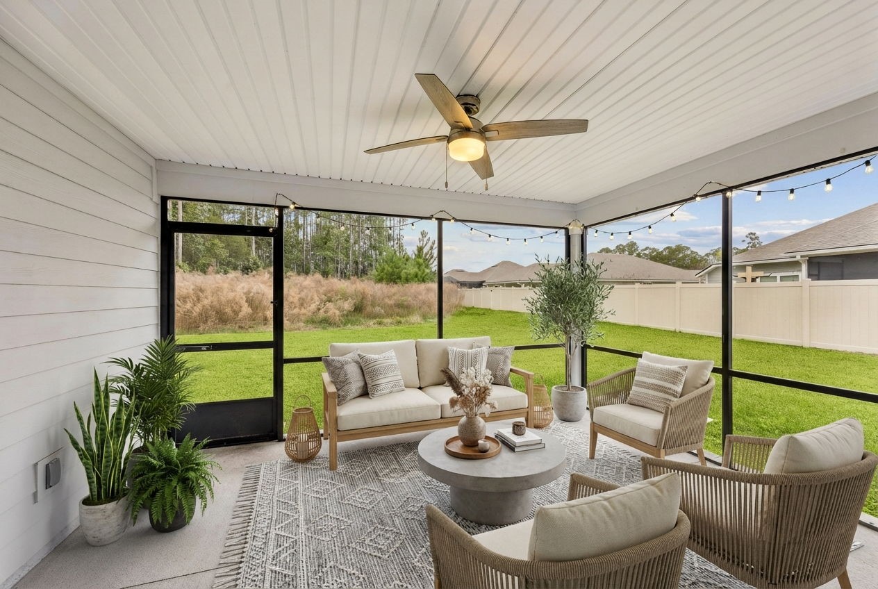 96735 Quartz Lane Yulee, FL 32097 - Photo 13 of 61 Virtually Staged Lanai