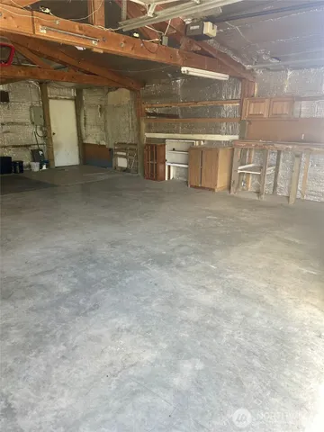 a view of a car garage