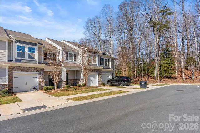 a view of a building with a street