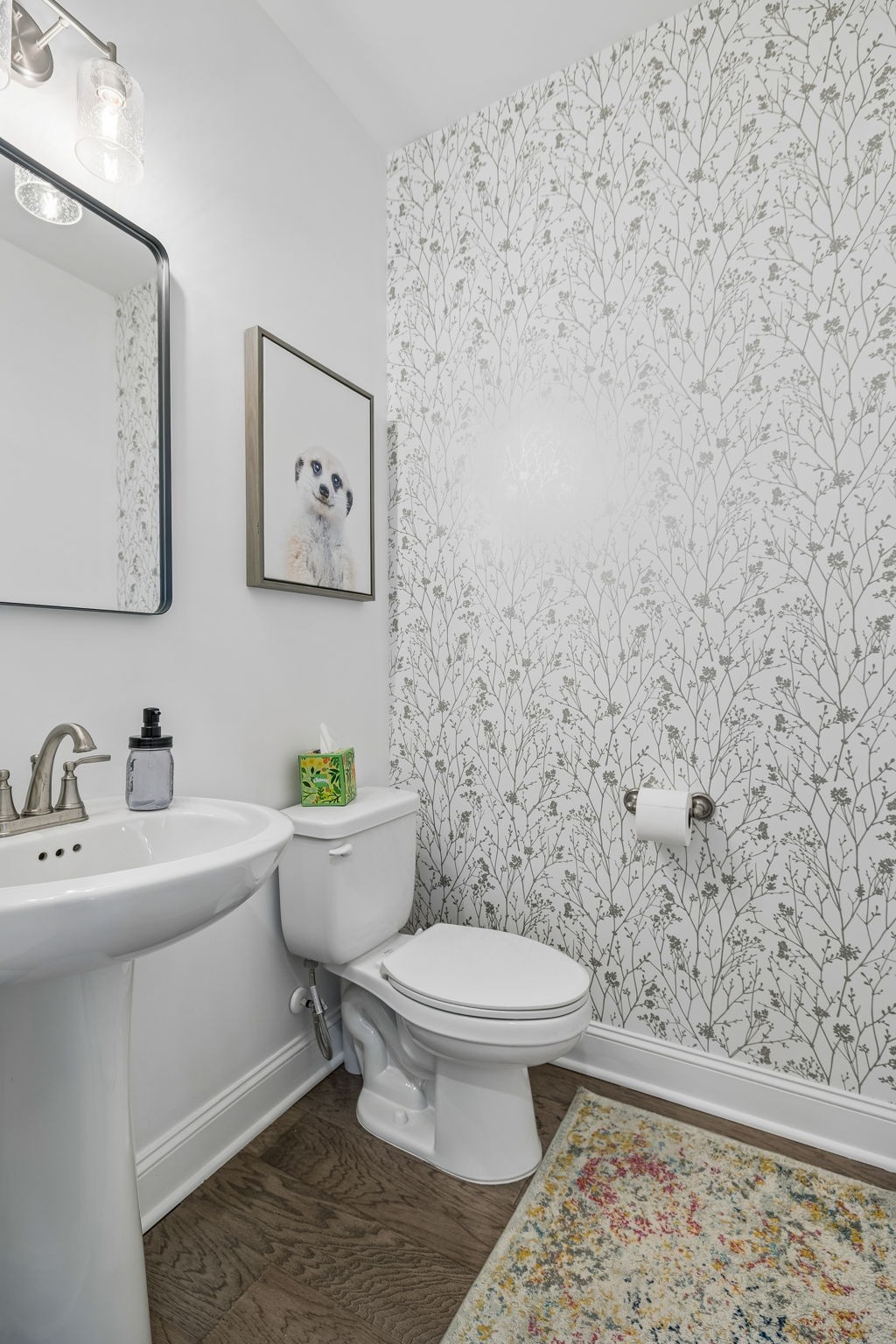 12745 North Milton Road Milton, TN 37118 - Photo 33 of 57 a bathroom with a toilet sink and mirror