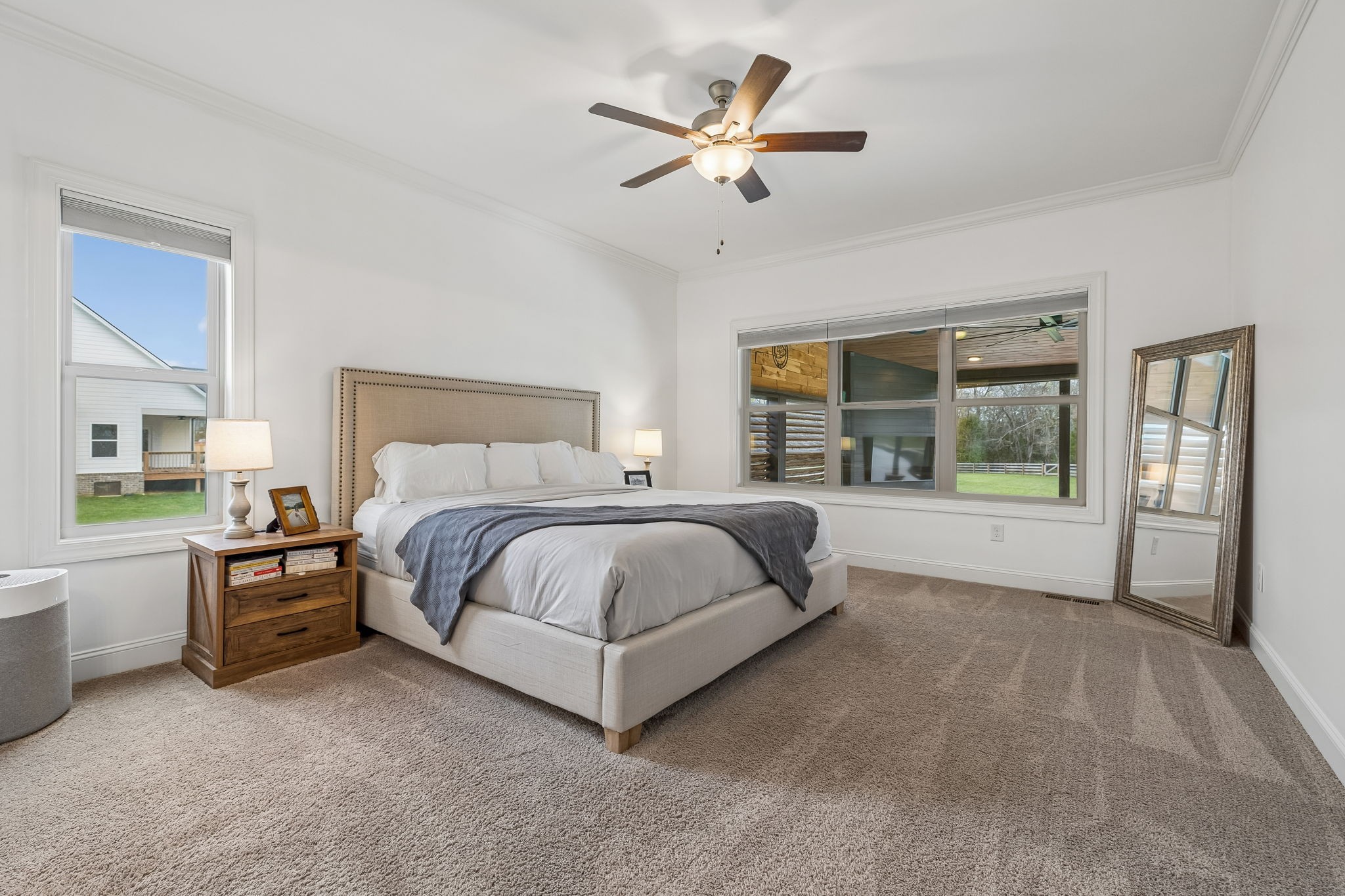 12745 North Milton Road Milton, TN 37118 - Photo 34 of 57 a bedroom with a large bed and a window