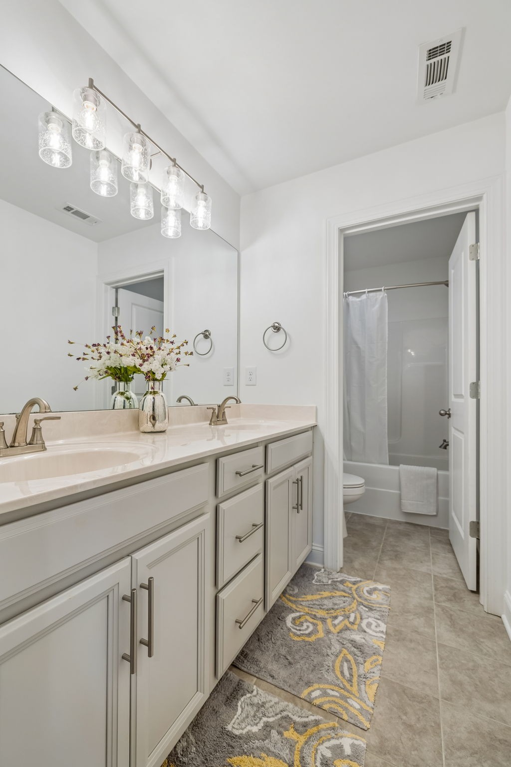 12745 North Milton Road Milton, TN 37118 - Photo 47 of 57 a spacious bathroom with a double vanity sink mirror and a
