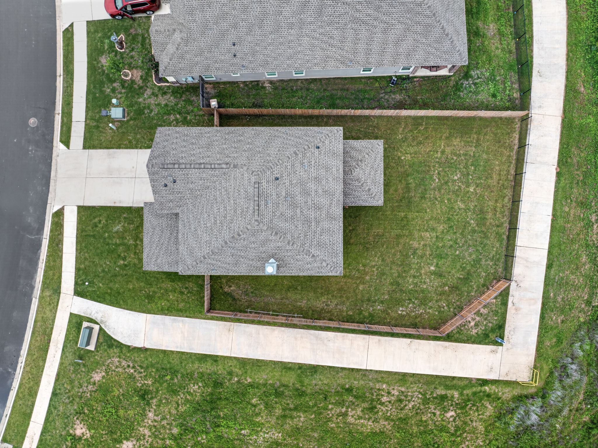 326 Linden Street Bastrop, TX 78602 - Photo 34 of 39 Top view of the house with the new roof.