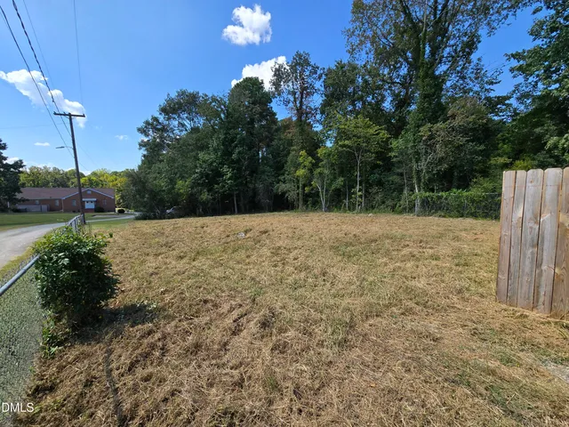 a view of a pathway with a wrought fence