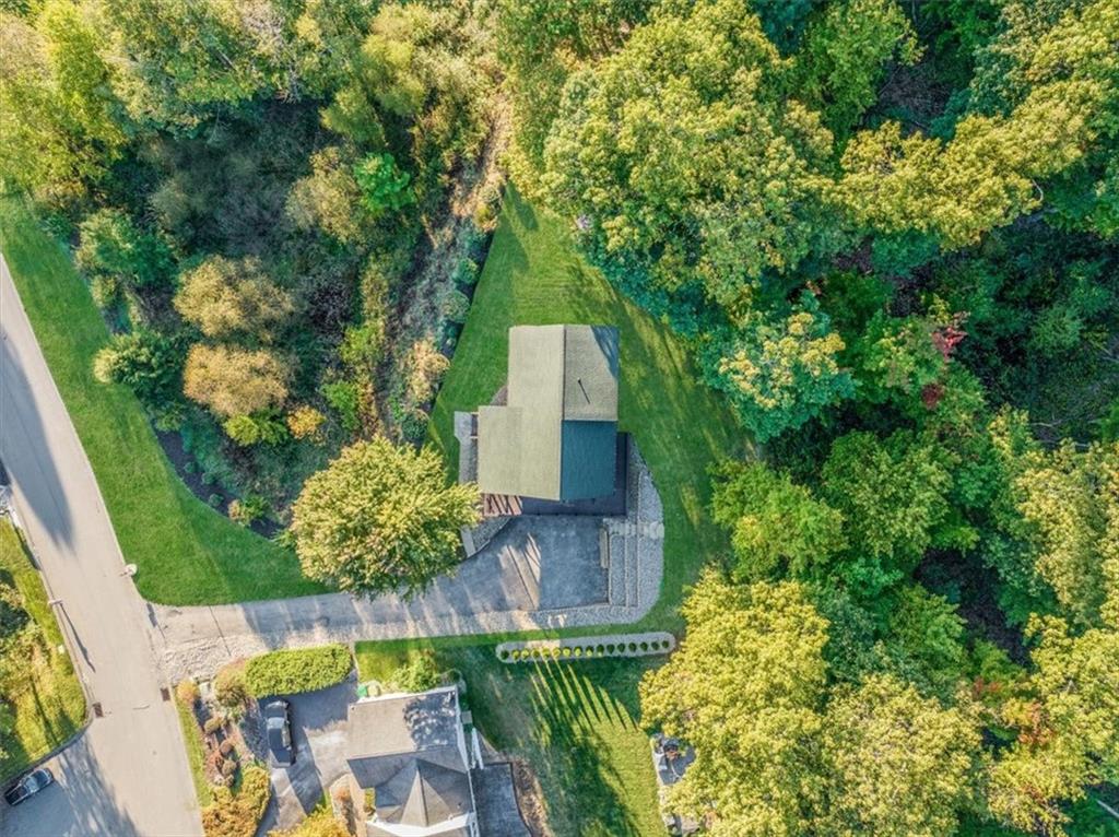 210 October Drive Butler, PA 16002 - Photo 5 of 36 an aerial view of a house with a yard basket ball court and outdoor seating