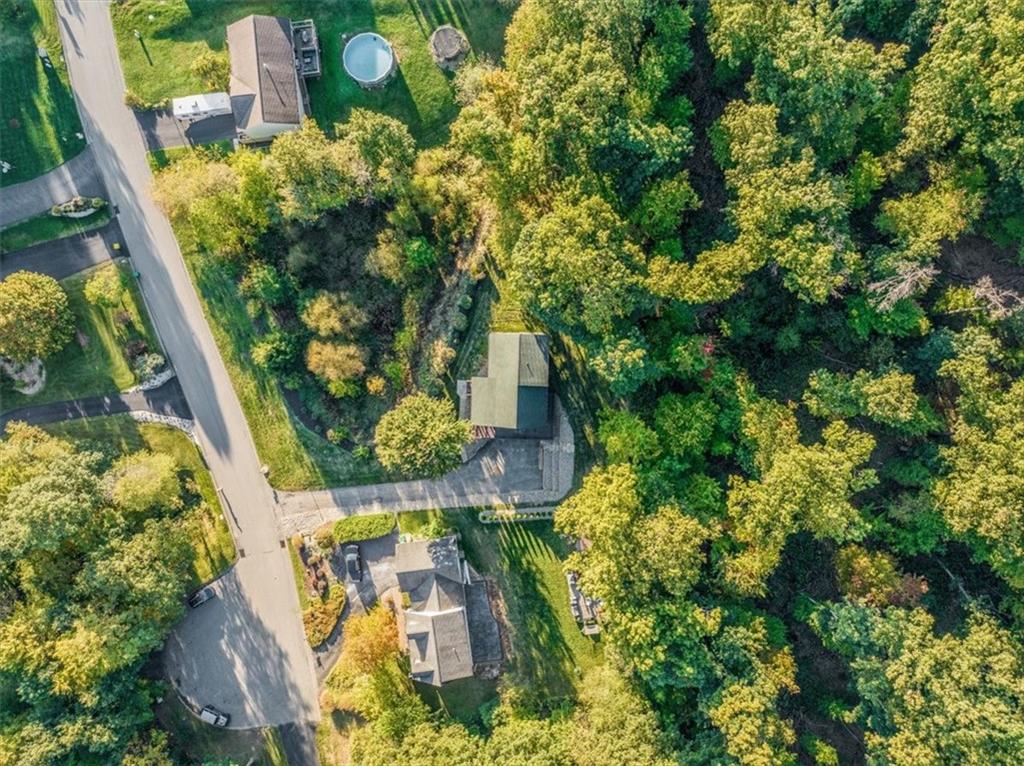 210 October Drive Butler, PA 16002 - Photo 7 of 36 an aerial view of residential house with outdoor space and trees all around