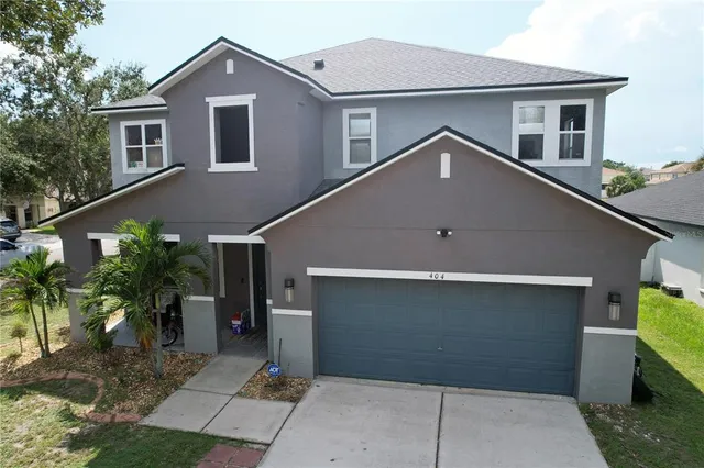 a front view of house with yard