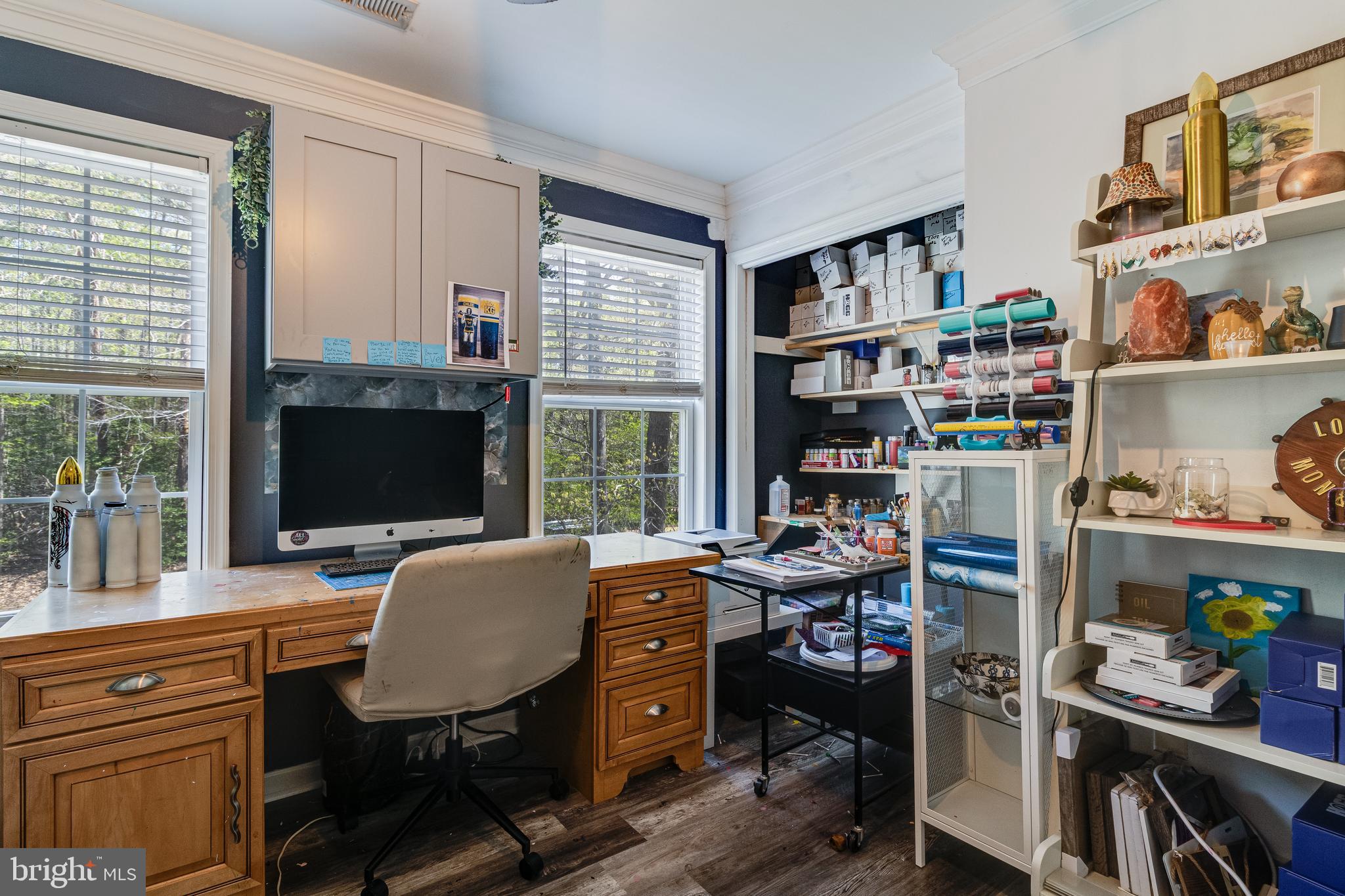 8442 Delegate Drive King George, VA 22485 - Photo 33 of 42 a view of a workspace with furniture and a window