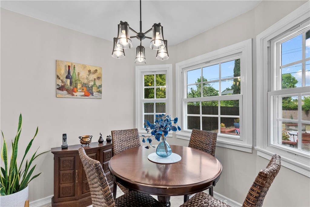 1902 North Screenland Drive Burbank, CA 91505 - Photo 15 of 25 a view of a dining room with furniture window and outside view