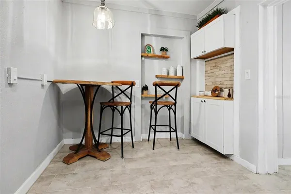 a view of reception area