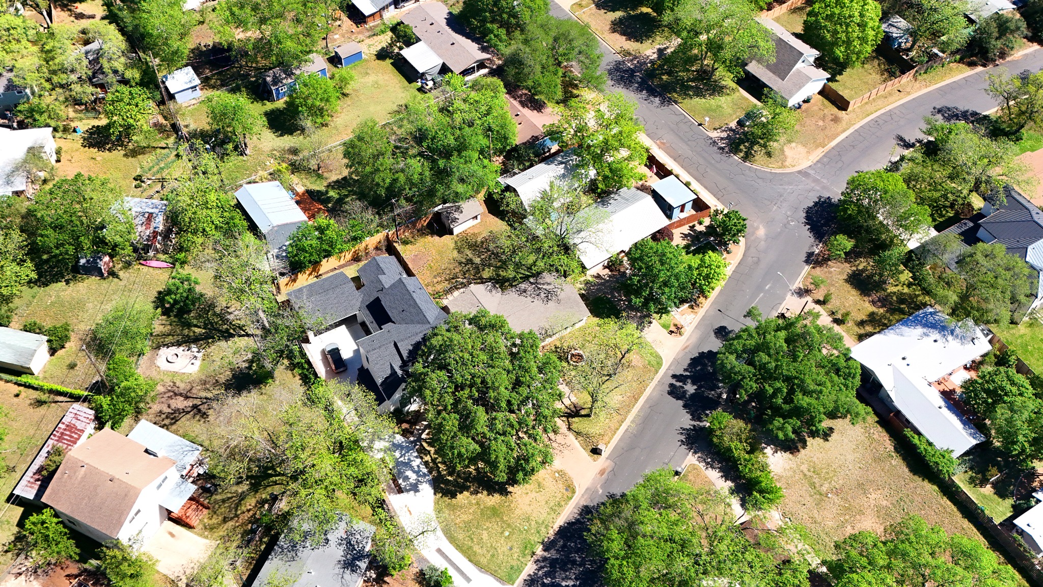 4619 Banister Lane Austin, TX 78745 - Photo 29 of 34 Aerial perspective of suburban area