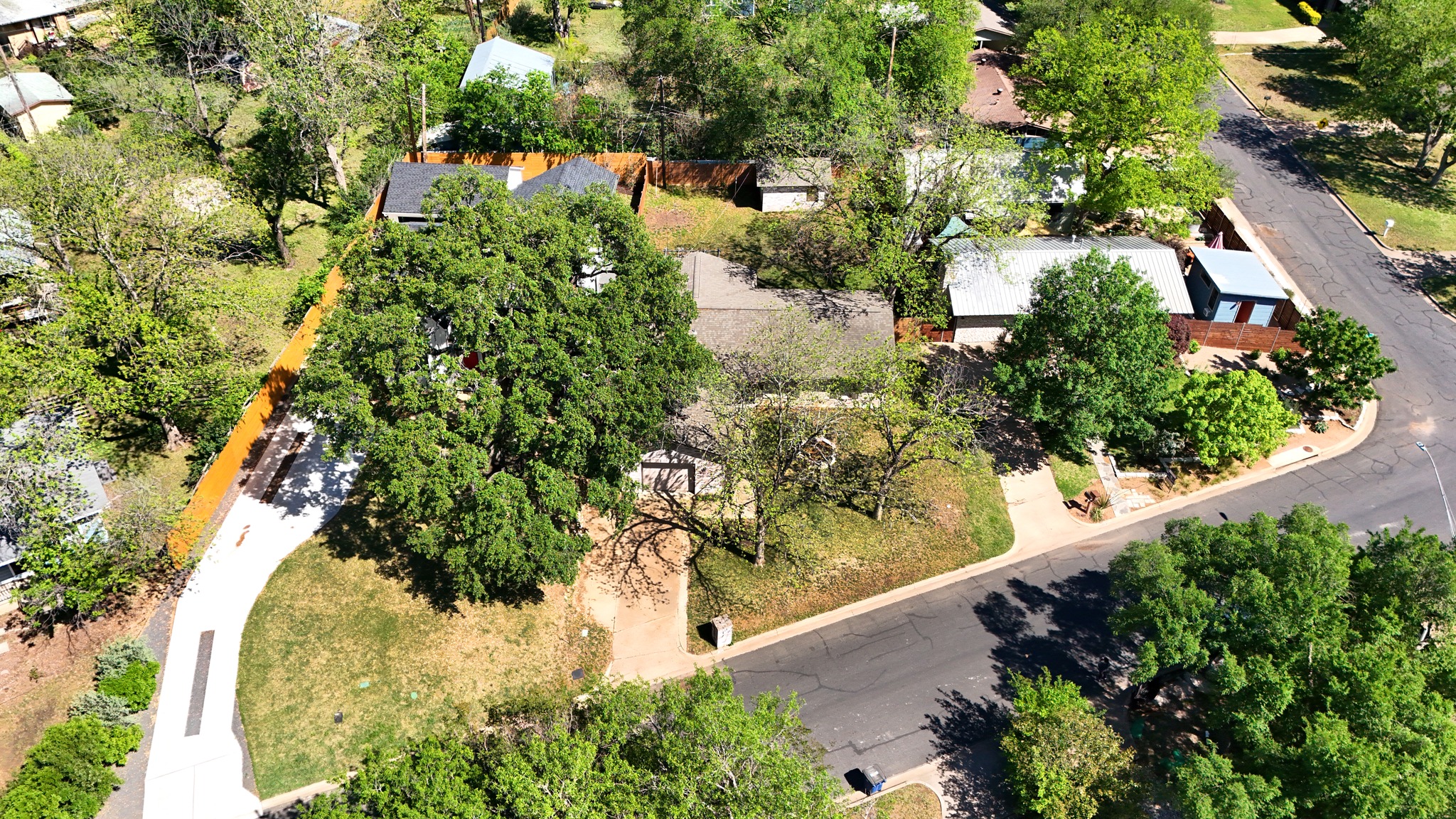 4619 Banister Lane Austin, TX 78745 - Photo 33 of 34 Drone / aerial view