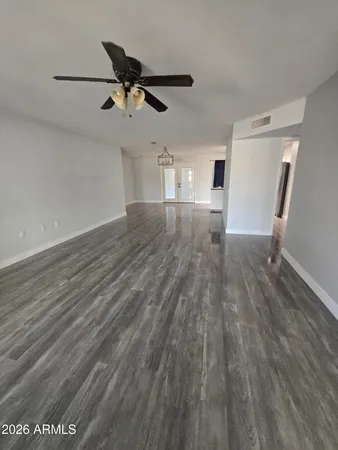 wooden floor in an empty room
