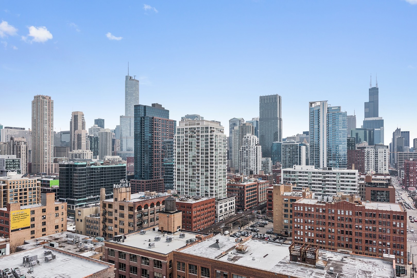 757 North Orleans Street, Unit 1812 Chicago, IL 60654 - Photo 13 of 17 a view of city with a tall buildings