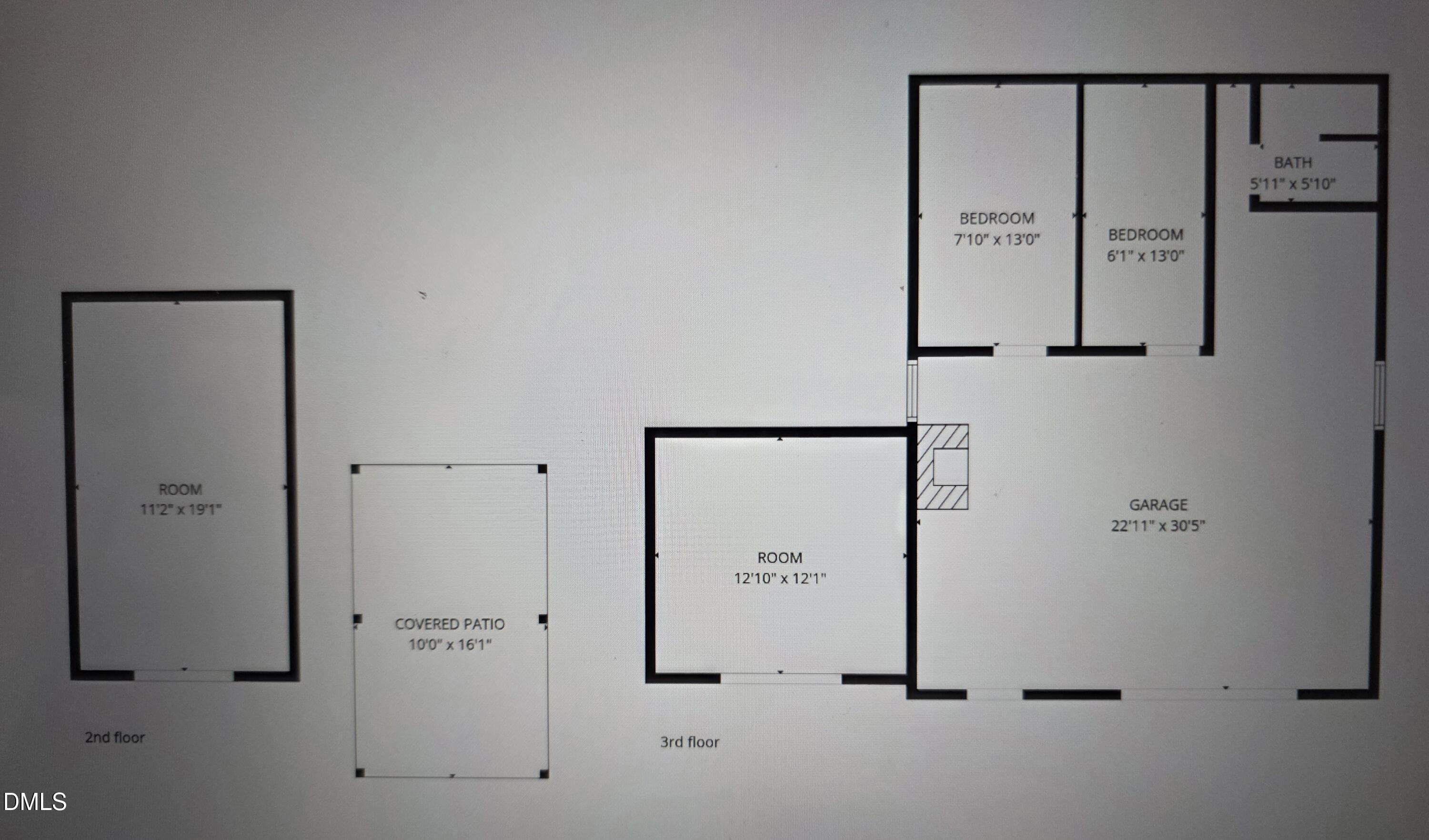 7425 Halifax Road Youngsville, NC 27596 - Photo 41 of 43 Sketch of garage workshop