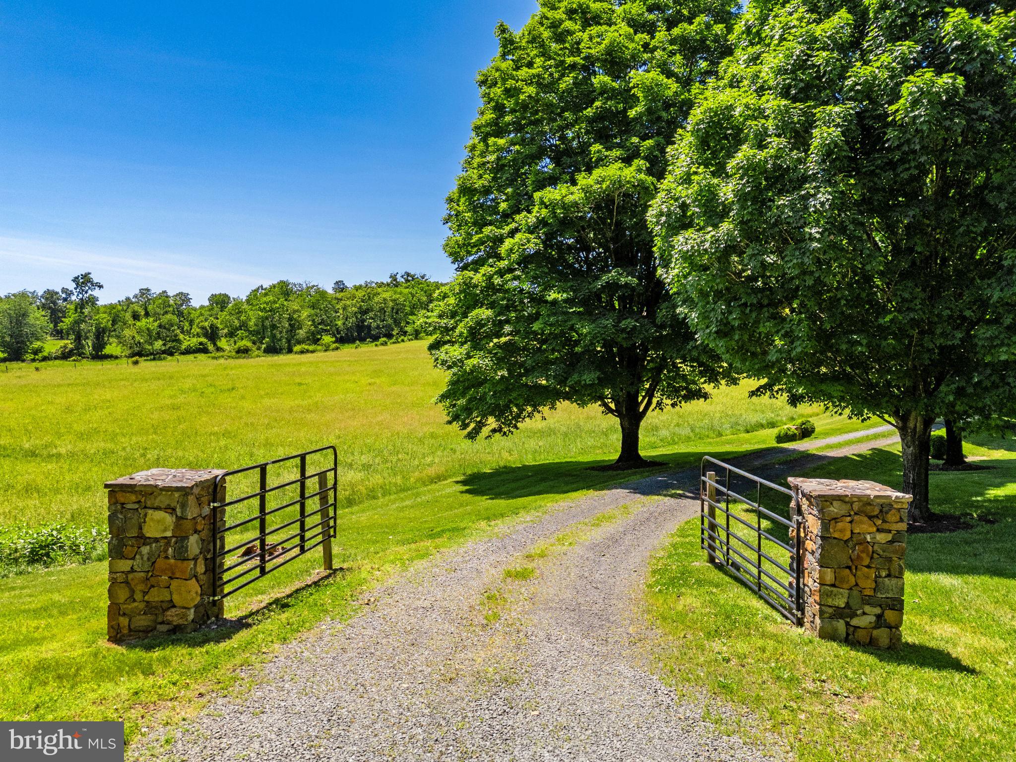1310 Delaplane Grade Road Upperville, VA 20184 - Photo 5 of 94 New stone gate posts with gates