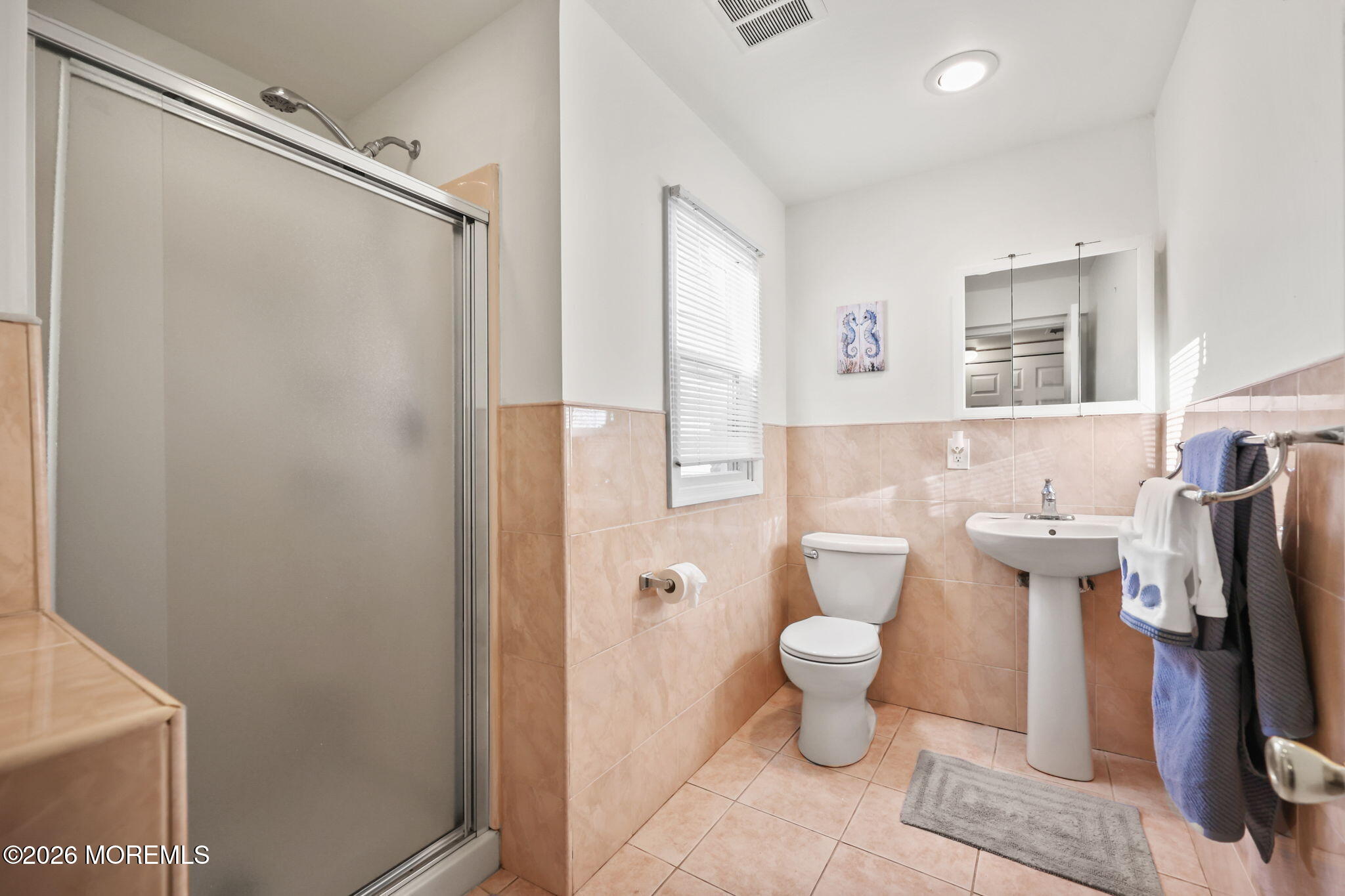 211 Ocean Avenue Point Pleasant Beach, NJ 08742 - Photo 31 of 60 a bathroom with a toilet and a shower