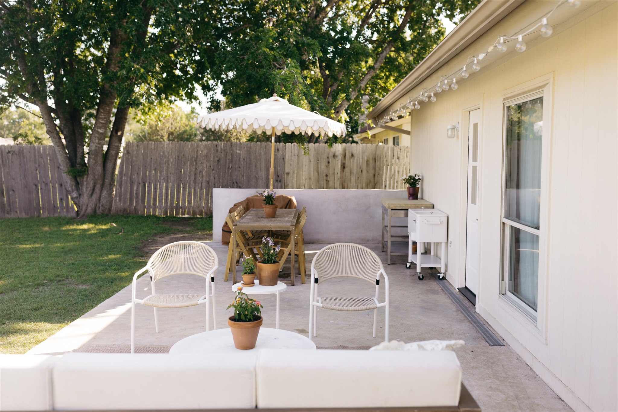 506 Central Drive Georgetown, TX 78628 - Photo 15 of 29 a view of backyard of house with seating space
