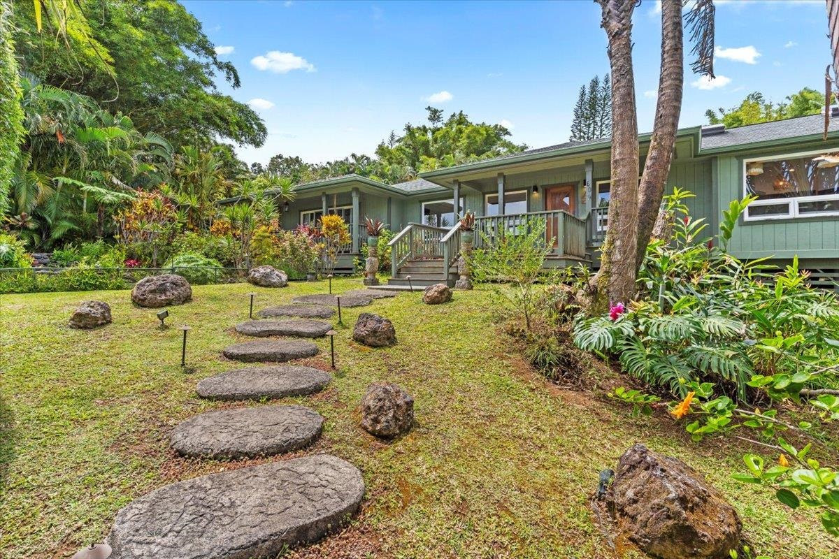 60 Koolau Road Haiku, HI 96708 - Photo 47 of 47 a front view of a house with garden