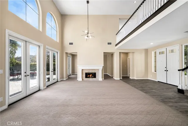 an entryway of a house