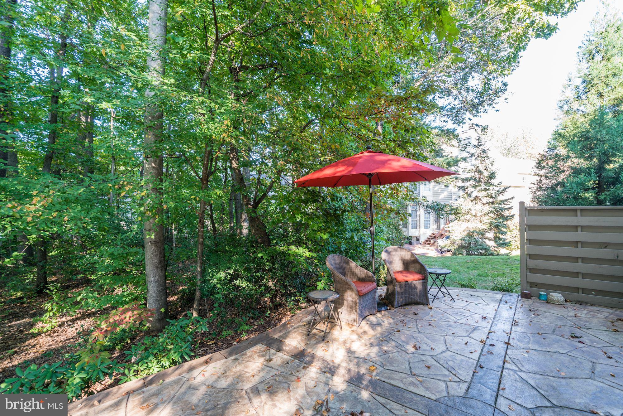 11406 Hollow Timber Way Reston, VA 20194 - Photo 24 of 30 a view of backyard with plants and outdoor seating