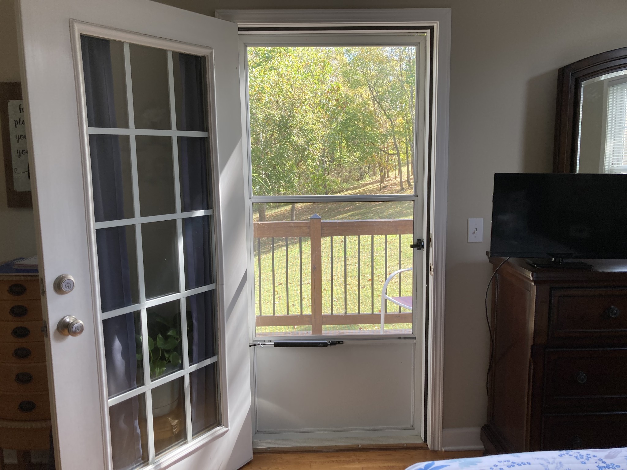 1225 Meeks Cemetery Road Burns, TN 37029 - Photo 31 of 66 a view of an empty room with a window
