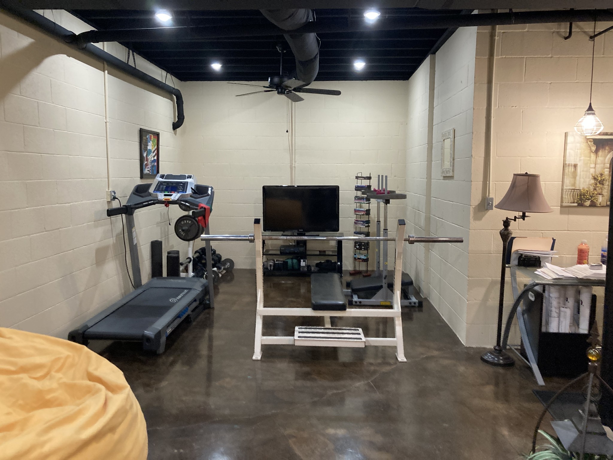 1225 Meeks Cemetery Road Burns, TN 37029 - Photo 54 of 66 a living room with furniture and a flat screen tv