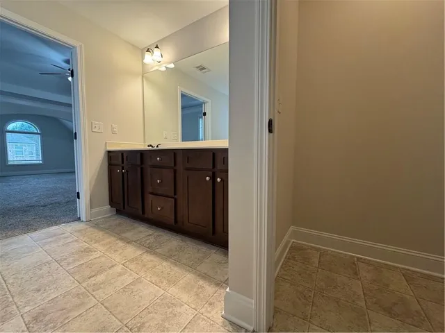 a view of empty room