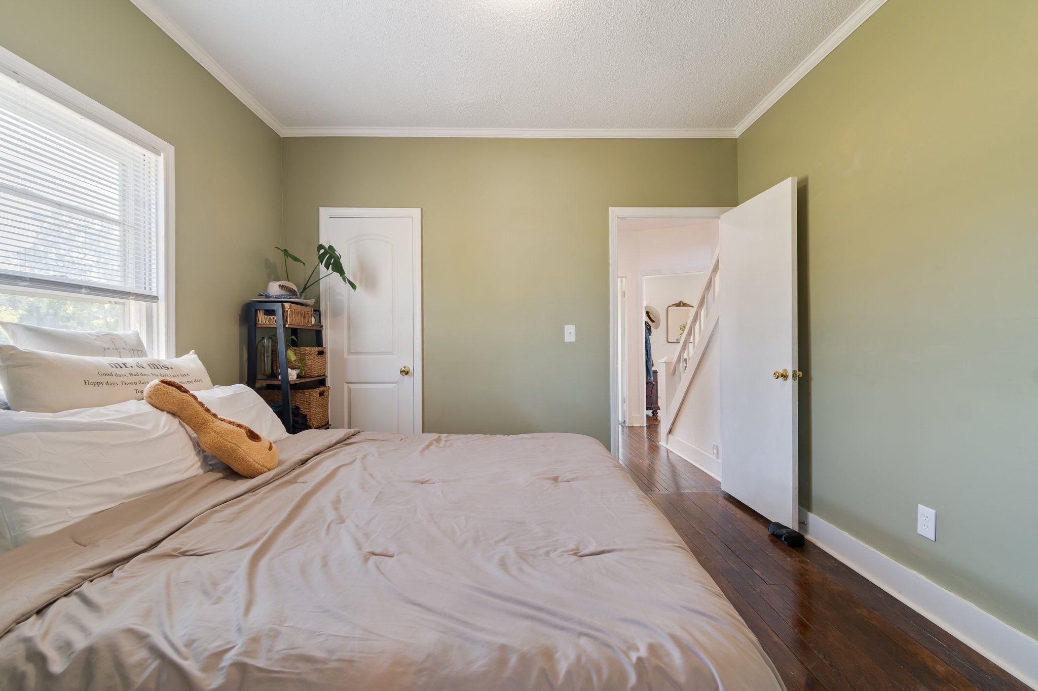 4711 Ollie Chunn Road Spring Hill, TN 37174 - Photo 32 of 64 a bedroom with a bed and wooden floor