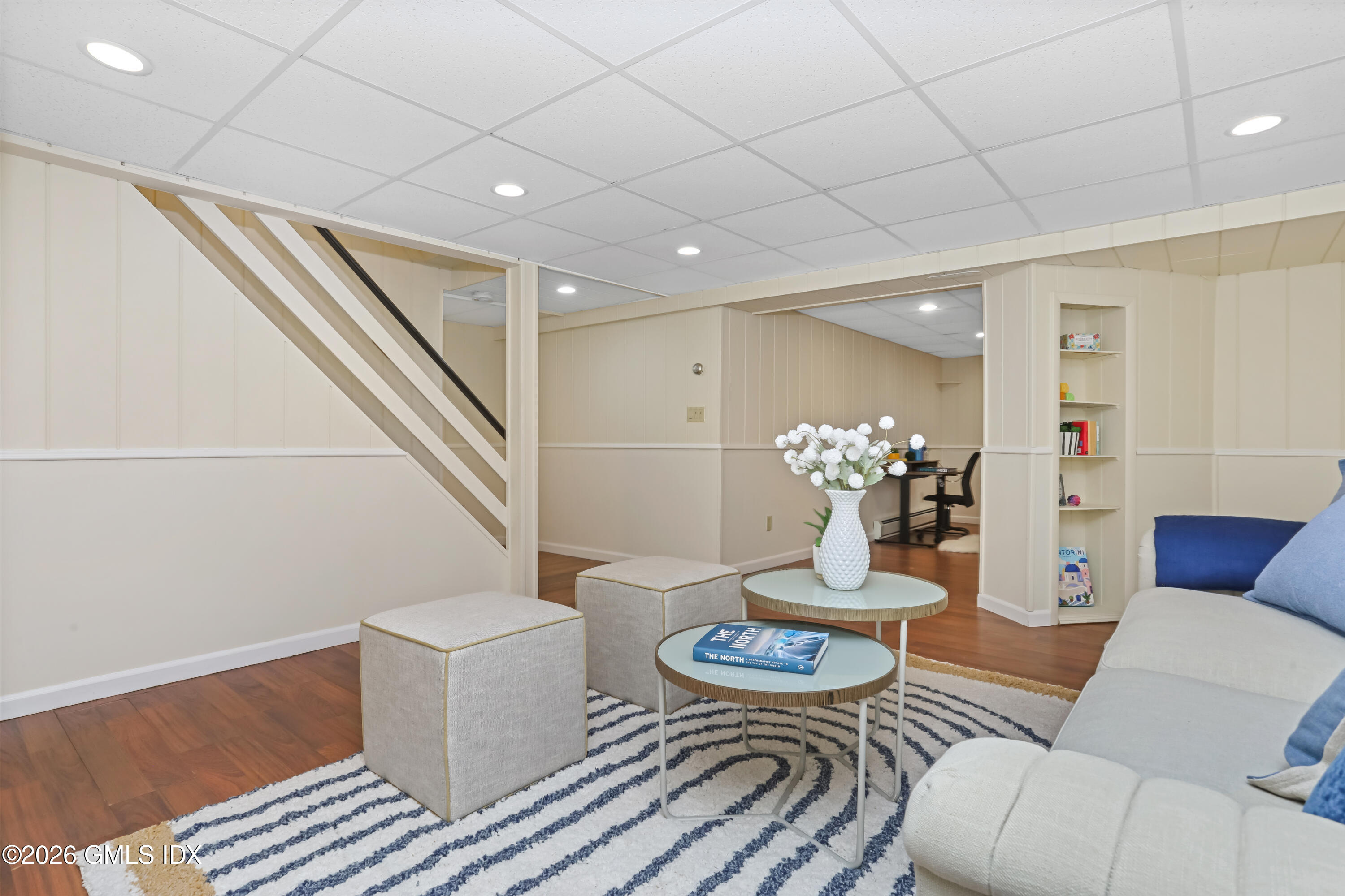 45 Sound Beach Ave Extension Riverside, CT 06878 - Photo 17 of 31 a dining room with furniture and wooden floor