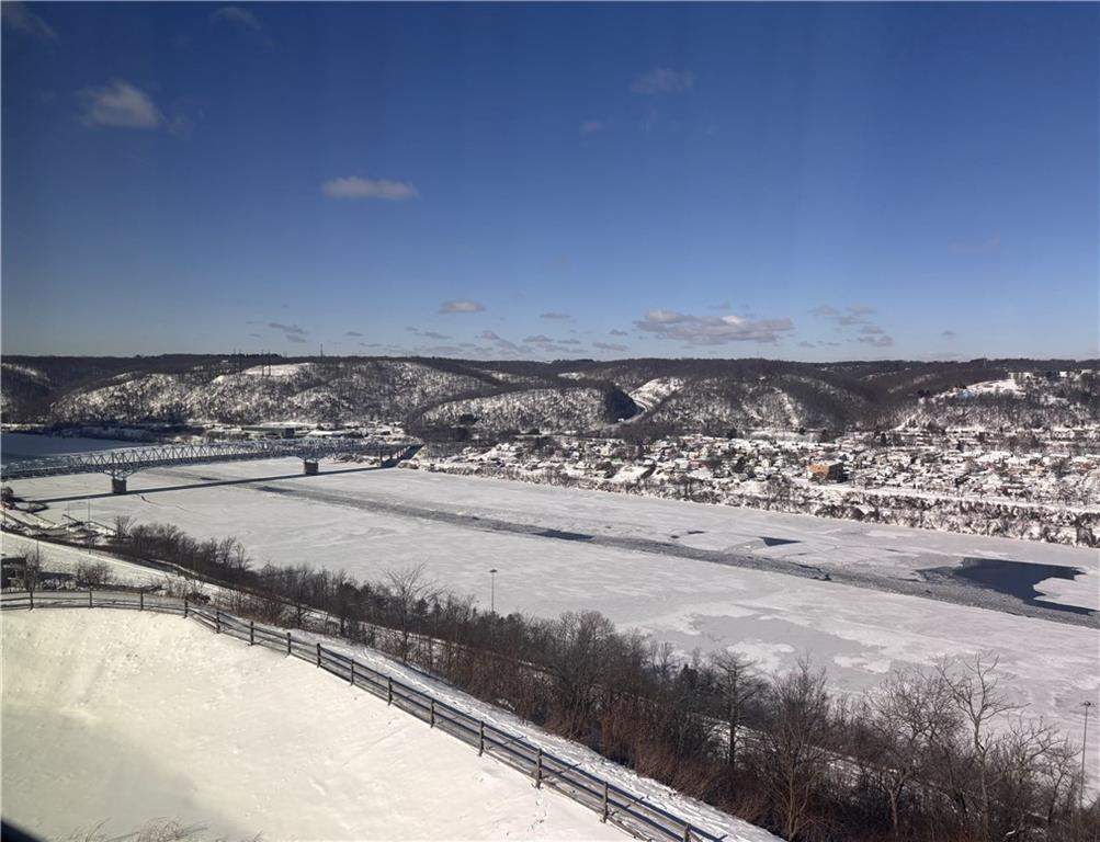2016 Cade Drive Monaca, PA 15061 - Photo 3 of 32 Winter view from the deck of the Ohio River