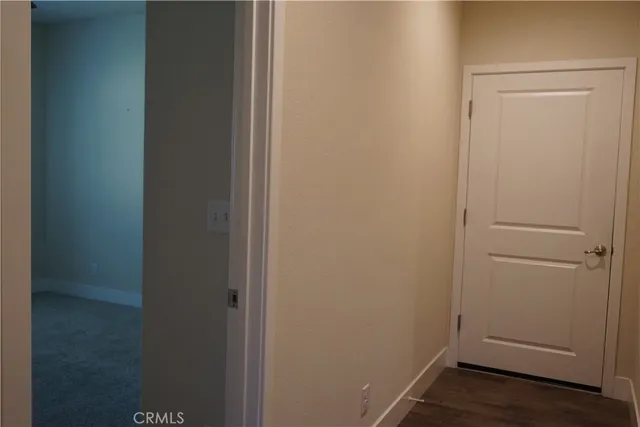 a room that has a door in it