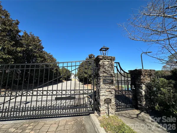 a view of road with a building in the background