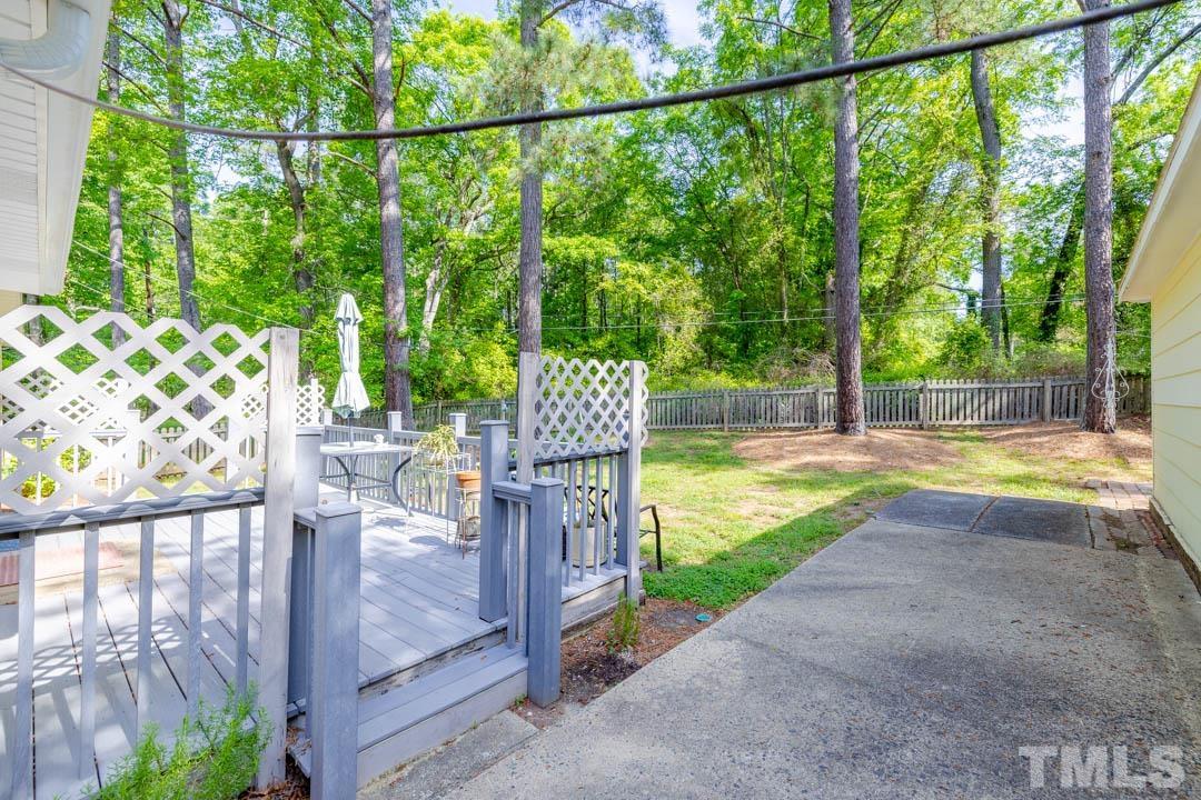 111 Larmack Court Durham, NC 27713 - Photo 18 of 24 a view of yard with a swimming pool