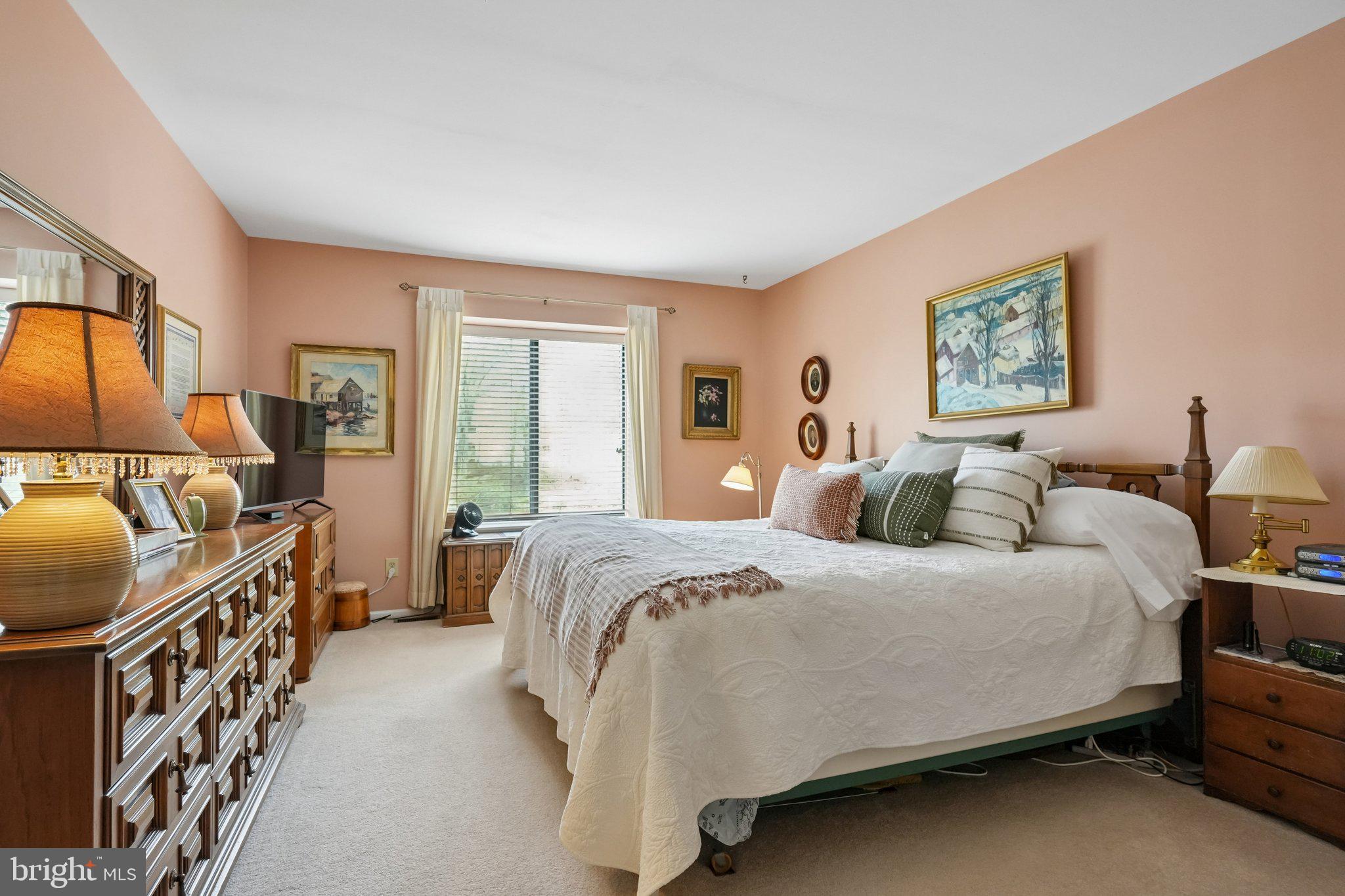 3303A Chadbury Road Mount Laurel, NJ 08054 - Photo 16 of 35 a bedroom with a bed and wooden floor