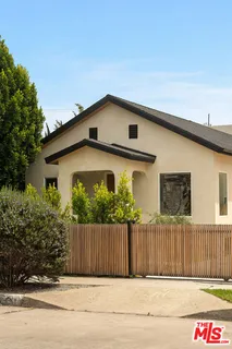 a house view with a garden