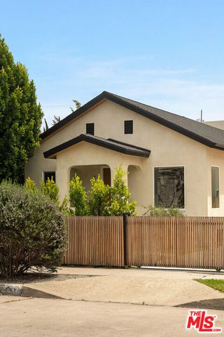 a house view with a garden