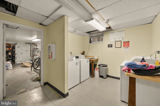 a view of a storage & utility room